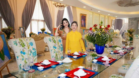 Mê mẩn biệt thự 1.000m2 đẹp như cung điện của Hoa hậu "34 năm không có người kế vị"