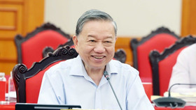 Tổng Bí thư Tô Lâm phát biểu tại buổi làm việc
