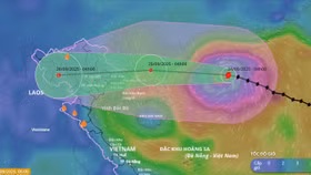 Dự báo vị trí và hướng di chuyển siêu bão Ragasa 