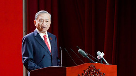 Tổng Bí thư Tô Lâm phát biểu chỉ đạo tại phiên khai mạc Đại hội Đại biểu Đảng bộ TP.HCM lần thứ 1, nhiệm kỳ 2025-2030