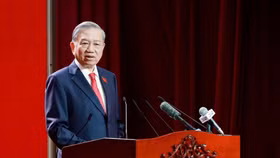 Tổng Bí thư Tô Lâm phát biểu chỉ đạo tại phiên khai mạc Đại hội Đại biểu Đảng bộ TP.HCM lần thứ 1, nhiệm kỳ 2025-2030