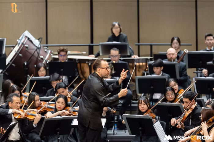 Hòa nhạc Melody of Triumph là một trong những chương trình nghệ thuật quốc tế ROX Group đồng hành. Ảnh: BTC