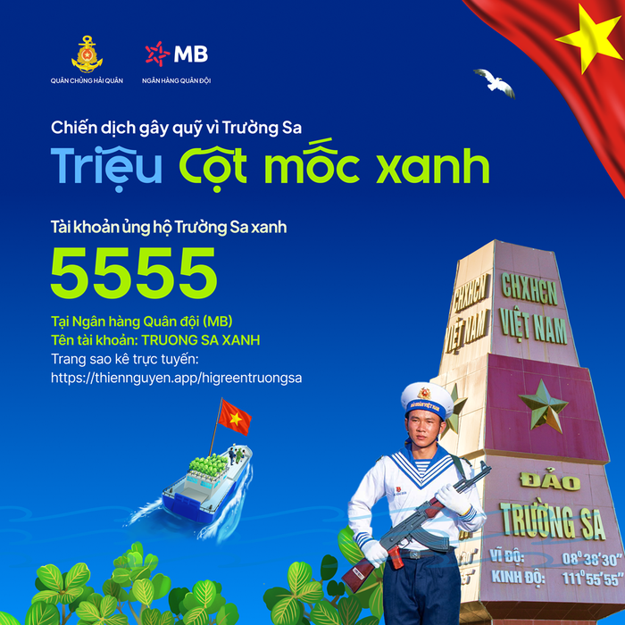 Dù hiếm khi có cơ hội được đặt chân tới Trường Sa nhưng mỗi người Việt Nam đều có thể “hóa thân” thành chiến sĩ Hải quân góp cây vượt sóng ra đảo xa. anh-post-group-fanpage.png