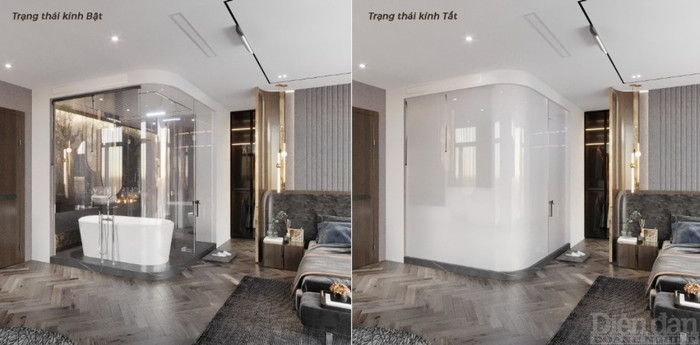 Kính điện đổi màu của Eurowindow mang đến không gian riêng tư, hiện đại