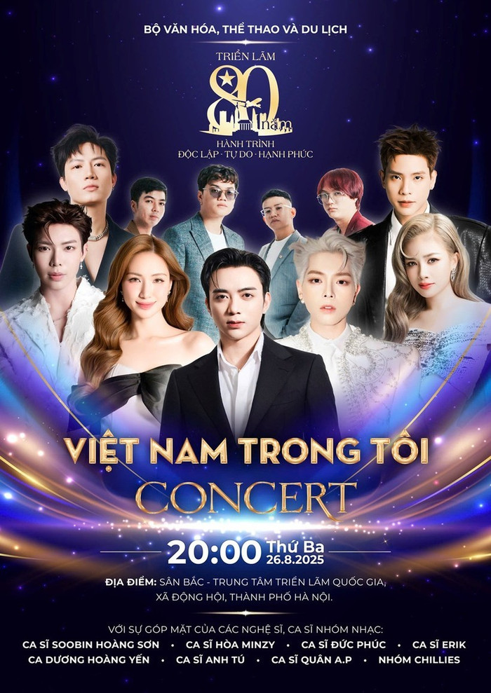 Hòa Minzy, Soobin Hoàng Sơn và dàn sao hội tụ trong concert "Việt Nam trong tôi"