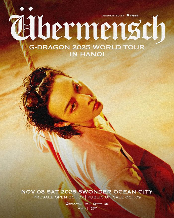 G-DRAGON WORLD TOUR [Übermensch]: Biểu tượng toàn cầu trở lại với chuyến lưu diễn được mong chờ nhất