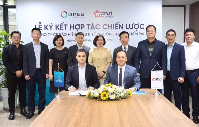 OPES hợp tác chiến lược với Bảo hiểm PVI, nâng cao trải nghiệm khách hàng, chất lượng dịch vụ, gia tăng lợi thế cạnh tranh để bứt phá trong năm 2026