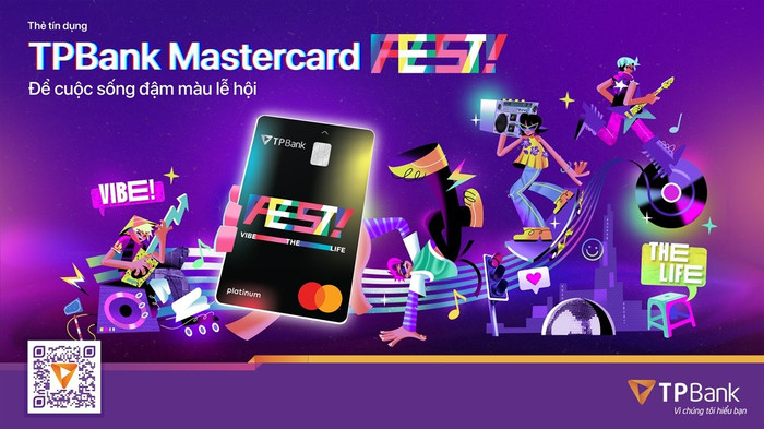 TPBank Mastercard FEST là thẻ tín dụng đầu tiên tại Việt Nam dành cho tín đồ concert và giải trí