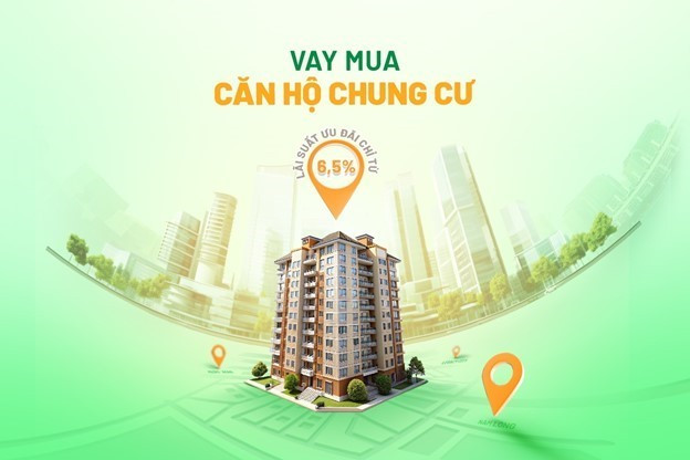 Ngân hàng OCB đang triển khai chương trình vay mua căn hộ chung cư với lãi suất ưu đãi chỉ từ 6,5%/năm