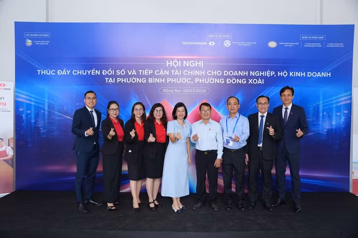 Techcombank thúc đẩy chuyển đổi số và tiếp cận tài chính cho doanh nghiệp, hộ kinh doanh tại tỉnh Đồng Nai
