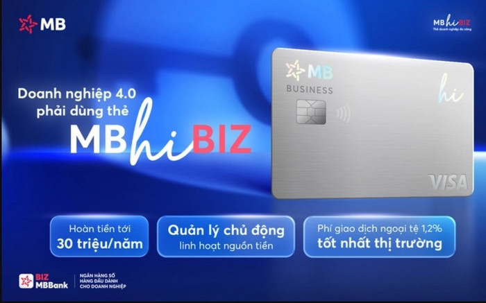 MB giới thiệu thẻ doanh nghiệp MB Hi Biz thông minh: Quản trị tinh gọn, giao thương quốc tế