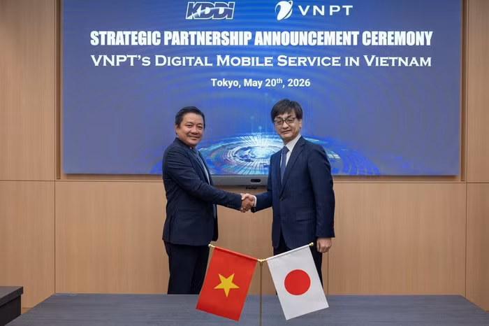 VNPT và KDDI công bố hợp tác chiến lược phát triển và khai thác thương hiệu dịch vụ di động thứ hai của VNPT tại Việt Nam