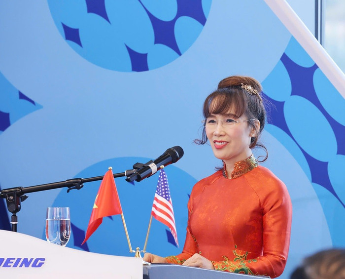 Chủ tịch Vietjet, Tiến sĩ Nguyễn Thị Phương Thảo phát biểu tại lễ bàn giao máy bay giữa Vietjet và Boeing photo-3-1.jpg