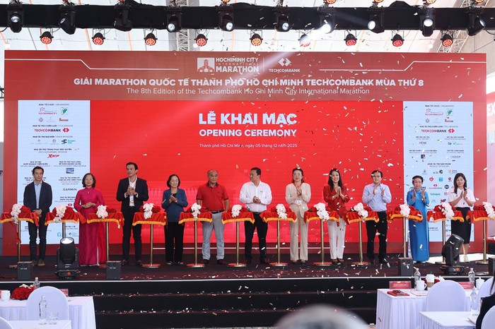 Khai mạc giải Marathon Quốc tế TP.HCM Techcombank mùa thứ 8