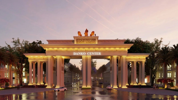 Cổng chào Victoria lấy cảm hứng từ cổng thành Brandenburg (Đức) da2.jpg