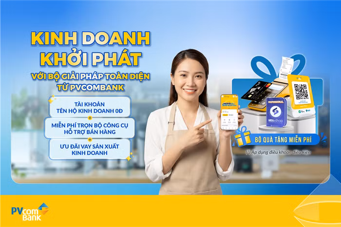 PVcomBank ra mắt giải pháp bán hàng toàn diện cho hộ kinh doanh