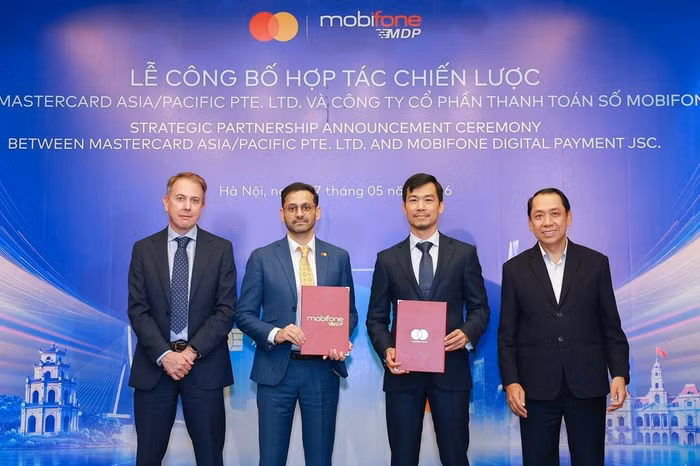 Công ty Cổ phần Thanh toán số MobiFone - MDP và Mastercard chính thức công bố hợp tác chiến lược