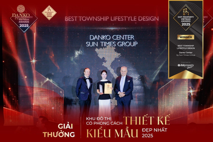 Danko Center được vinh danh với giải thưởng Khu đô thị có phong cách thiết kế kiểu mẫu đẹp nhất Việt Nam 2025