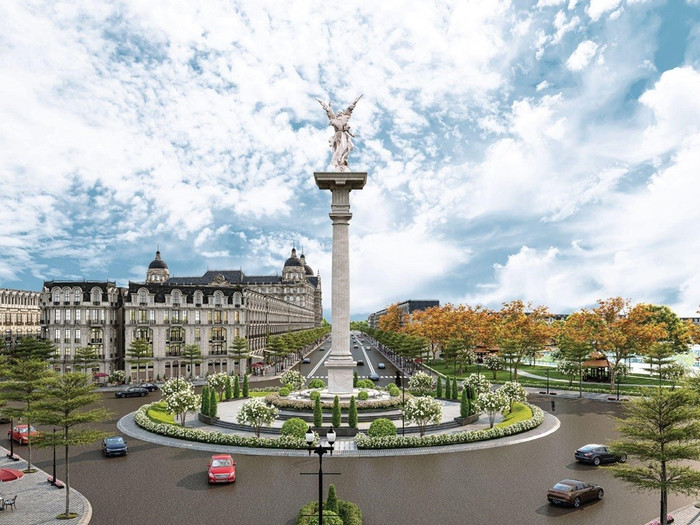 2 mặt phố xuyên tâm là đường nối đường Hoàng Quốc Việt kéo dài của Noble Place Tay Thang Long sẽ trở thành tuyến "nhà phố Thủ đô"