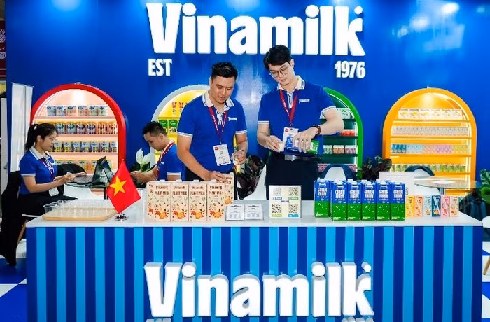 Gian trưng bày Vinamilk hiện diện ấn tượng tại ThaiFex 2025 và thu hút sự quan tâm của nhiều khách tham quan
