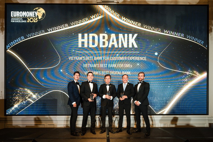 HDBank tự hào ghi dấu ấn đặc biệt khi trở thành ngân hàng Việt Nam duy nhất giành cùng lúc ba giải thưởng Euromoney Awards for Excellence 2025