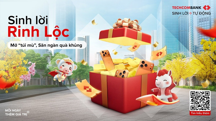 Techcombank mang đến hành trình săn quà chưa từng có với “Sinh lời rinh lộc”