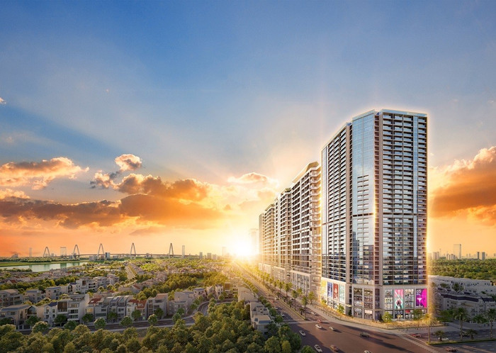 Noble Crystal Tay Ho WorldHotels Residences quy mô 5 tòa tháp cao 40 tầng, sở hữu tầm view panorama sông Hồng - Hồ Tây, cùng 4 mặt tiền khoáng đạt, liền kề công viên 65ha lớn bậc nhất Hà Nội. Dự án có gần 90% sản phẩm là căn hộ Sky Villa thông tầng, được ví như những dinh thự triệu USD xa xỉ trên không của Dubai