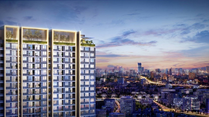 Thị trường căn hộ Hà Nội tăng sức nóng dịp cuối năm. Ảnh dự án Hanoi Melody Residences