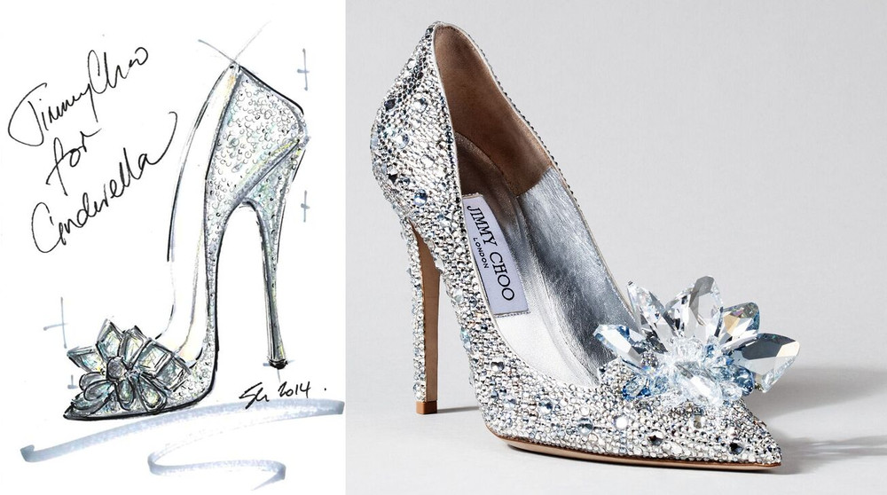 オリバーガル.°ஐ.*Cinderella JIMMY CHOO Crystal Heels Glass Slipper Cinderella Pumps Jimmy Choo シンデレラ