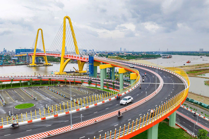 Cầu Hoàng Gia là một trong những công trình hạ tầng tiêu biểu do Vingroup triển khai xây dựng tại Hải Phòng
