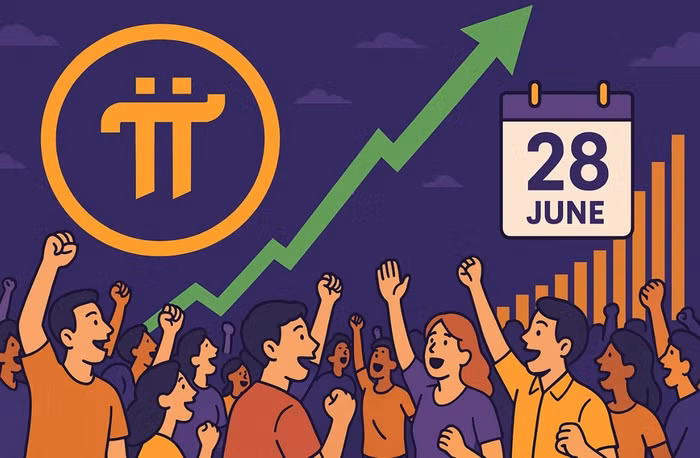 Ngày 25/6, thị trường Pi Network nhộn nhịp, giá Pi dễ dàng vượt 0,6 USD