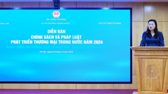 Bà Nguyễn Thị Thu Thủy, Phó Chủ tịch Thường trực Hiệp hội Phát triển Hàng tiêu dùng Việt Nam – VACOD