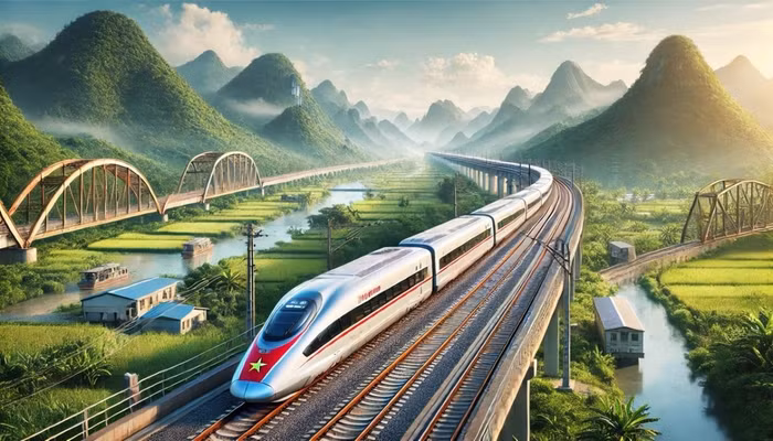 Công ty của tỷ phú Phạm Nhật Vượng đặt mục tiêu vận hành đường sắt tốc độ cao Hà Nội - Quảng Ninh vào quý 1/2028