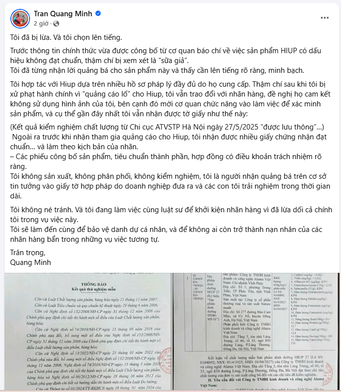 Bài đăng của BTV Trần Quang Minh trên trang cá nhân screenshot-2025-06-19-221119.png