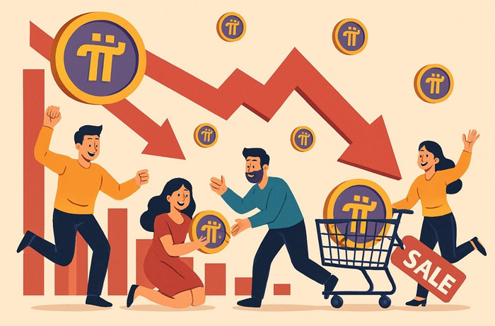 Ngày 13/6, giá Pi Network rơi thẳng đứng, cộng đồng "Pi thủ" lại rủ nhau bắt đáy
