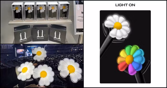 Gậy phát sáng hoa cúc G-Dragon bị thổi giá, người mua cẩn trọng hàng giả