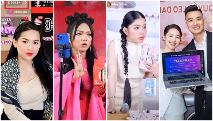 Nhìn lại những phiên live doanh thu khủng của các "chiến thần livestream" trong năm 2024