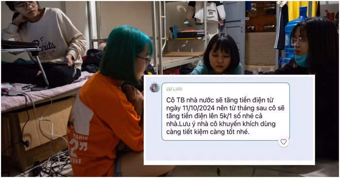 Sinh viên lo lắng trước nguy cơ nhiều chủ nhà sẽ tăng giá điện