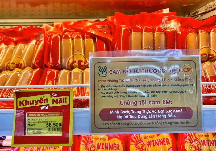 Người tiêu dùng "lạnh nhạt" với thực phẩm của C.P. sau vụ heo bệnh