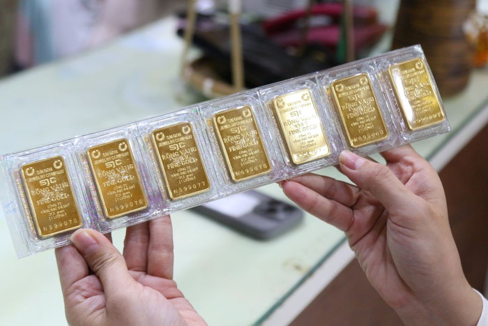 Giá vàng miếng tăng lên mức 121,2 triệu đồng/lượng