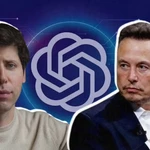 CEO OpenAI Sam Altman (bên trái) và tỷ phú Elon Musk từng đồng sáng lập OpenAI vào năm 2015