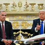 Thủ tướng Canada Mark Carney (bên trái) và Tổng thống Mỹ Donald Trump trong cuộc gặp tại Phòng Bầu Dục ở Washington, Mỹ vào ngày 7/10 vừa qua