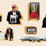 Vương miện vàng, gậy golf và máy bay phản lực: “Soi” những món quà ngoại giao mà Tổng thống Donald Trump nhận được trong năm nay