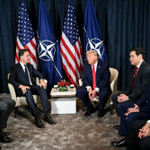 Tổng thống Mỹ Donald Trump đã có cuộc gặp với các Tổng Thư ký NATO Mark Rutte