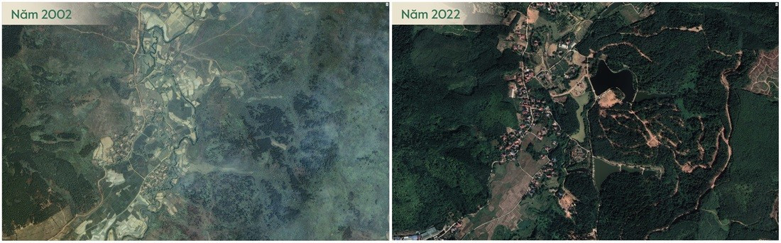 Thanh Xuan Valley 2002 và 2022. Ảnh: Google Earth 1-5.jpg