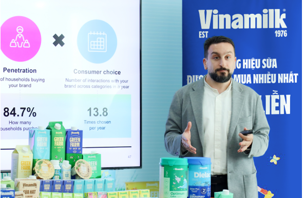 Ông Peter Christou, Tổng giám đốc Kantar Vietnam, Worldpanel Division chia sẻ về kết quả của báo cáo Dấu chân thương hiệu vp2.png