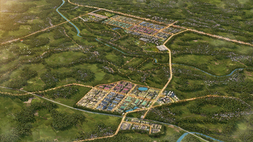 Phối cảnh Khu công nghiệp Tây Bắc Hồ Xá d3.png