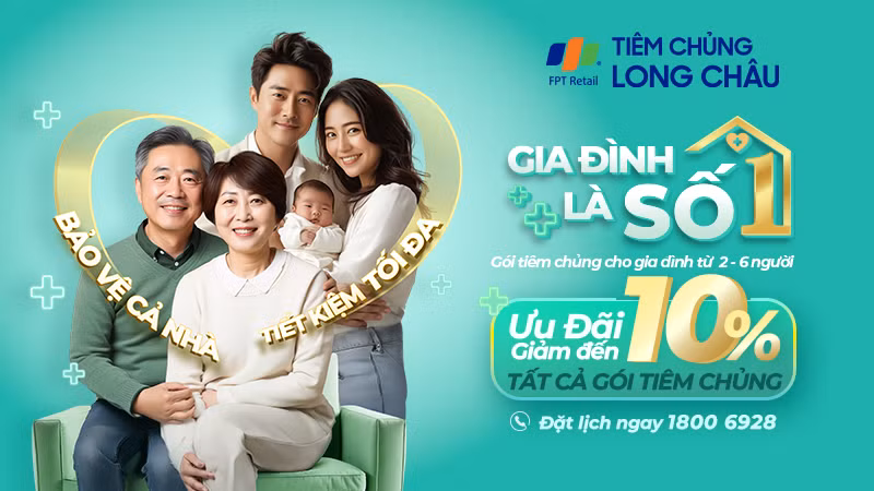 Gói vaccine “Gia đình là số 1” của Long Châu được kỳ vọng sẽ là giải pháp tài chính thông minh trong việc bảo vệ sức khỏe gia đình