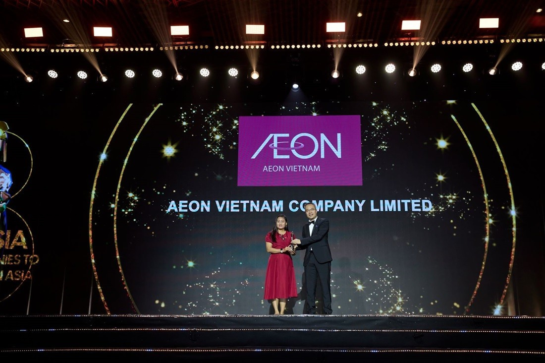 Bà Trần Thị Tuyết Trinh, Trưởng phòng Nhân sự của AEON Việt Nam nhận giải tại HR Asia Awards 2025 Bà Trần Thị Tuyết Trinh, Trưởng phòng Nhân sự của AEON Việt Nam nhận giải tại HR Asia Awards 2025