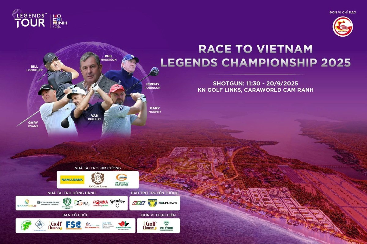 Legends Race 1 tại KN Golf Links, Cam Ranh, ngày 20/9, quy tụ nhiều danh thủ thế giới cara-golf-1.jpg